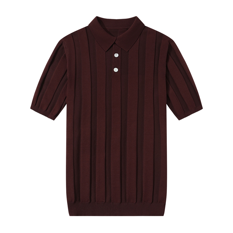 omaiga Men's Sweater Polo Shirt 530711
