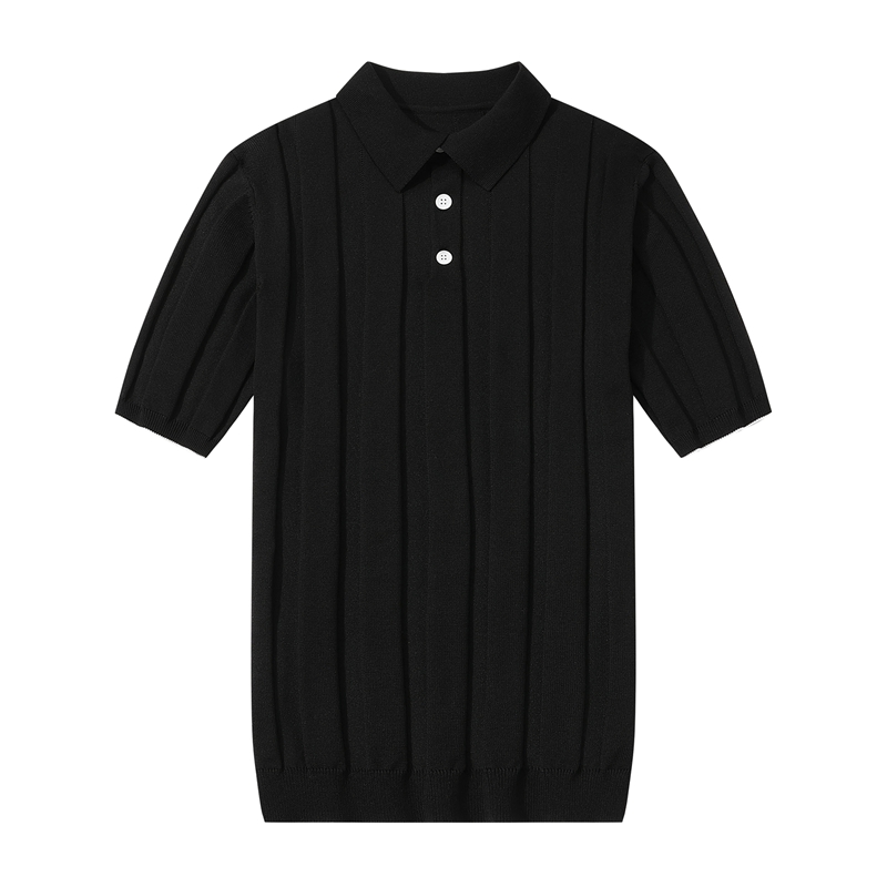 omaiga Men's Sweater Polo Shirt 530711